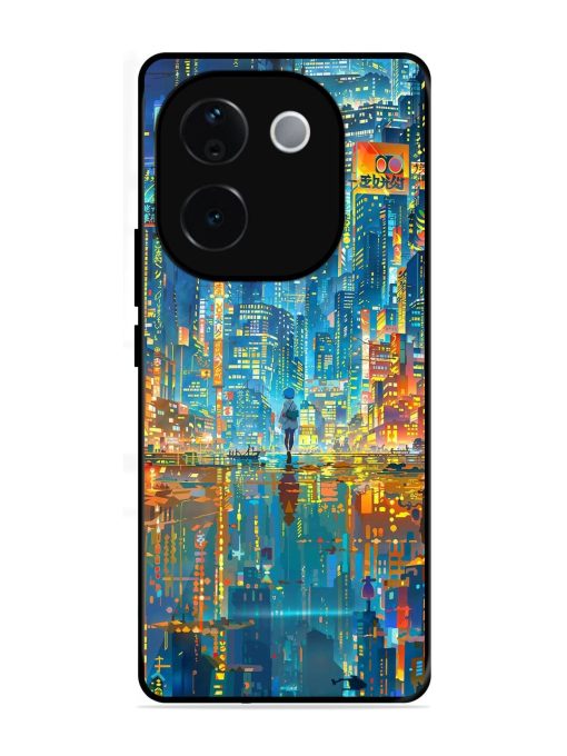 Neon Metropolis Glossy Soft Edge Case for Vivo T3 Pro (5G)