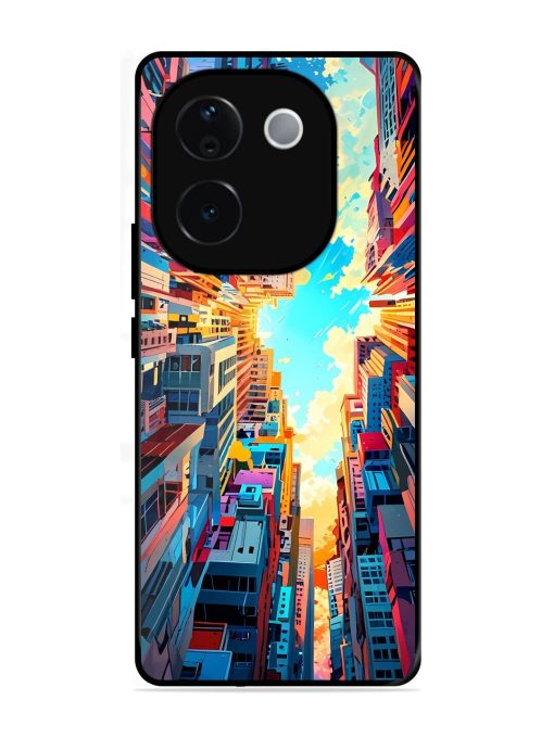 Skyward City Glossy Soft Edge Case for Vivo T3 Pro (5G)