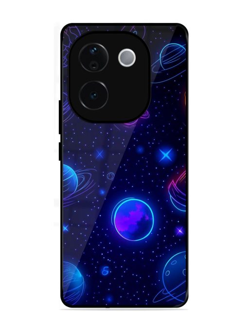 Neon Cosmos Glossy Soft Edge Case for Vivo T3 Pro (5G)