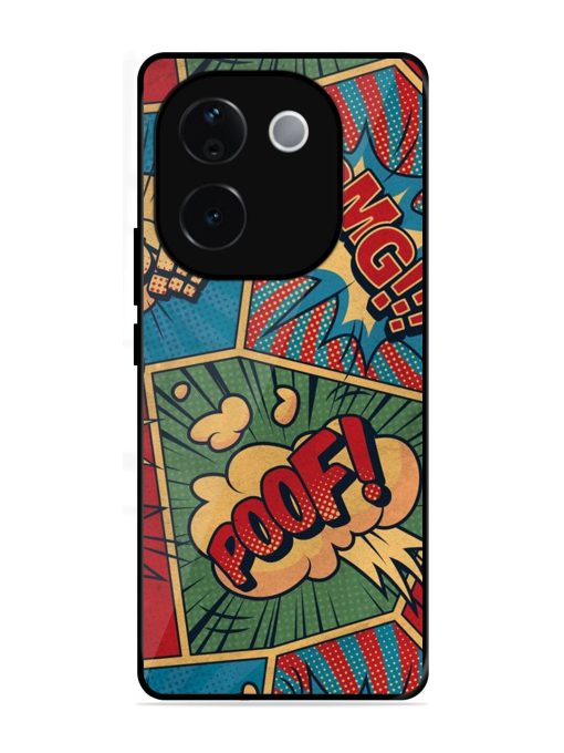 Comic Book Chaos Glossy Soft Edge Case for Vivo T3 Pro (5G)