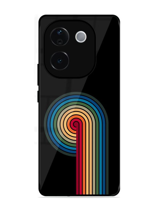 Rainbow Ripple Glossy Soft Edge Case for Vivo T3 Pro (5G)