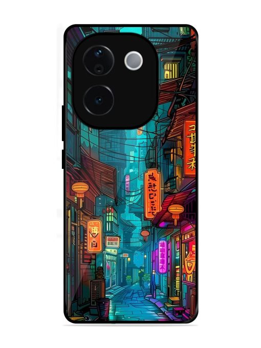 Neon Nightscape Glossy Soft Edge Case for Vivo T3 Pro (5G)