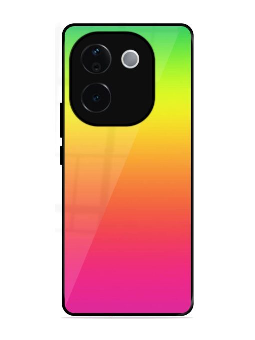 Rainbow Gradient Glossy Soft Edge Case for Vivo T3 Pro (5G)
