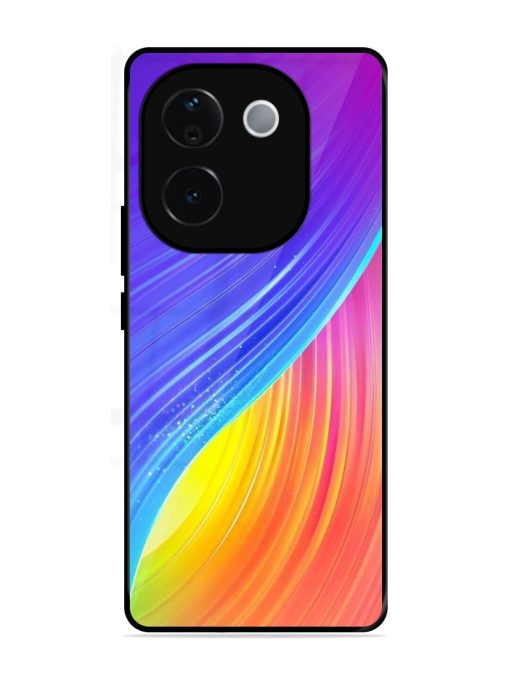 Neon Swirl Glossy Soft Edge Case for Vivo T3 Pro (5G)