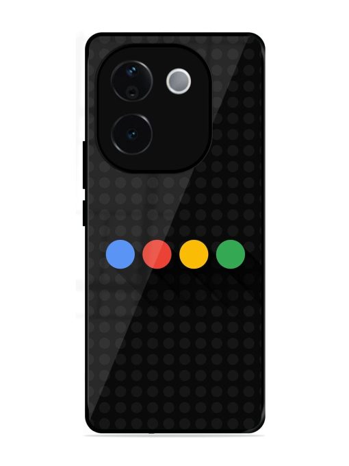 Google Dots Glossy Soft Edge Case for Vivo T3 Pro (5G)
