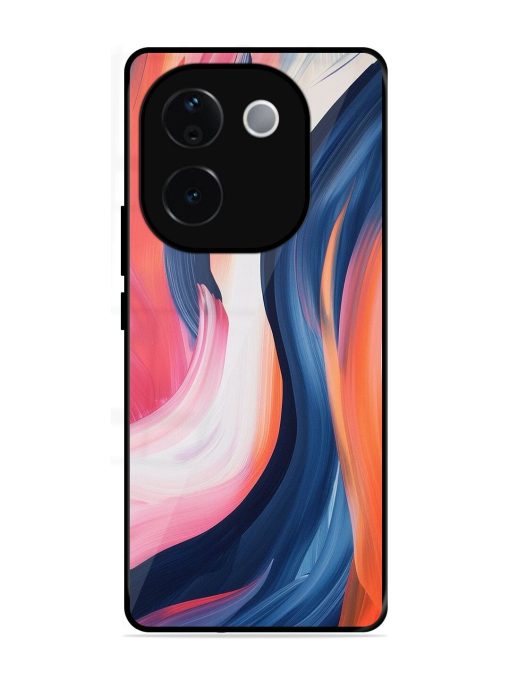 Whirling Hues Glossy Soft Edge Case for Vivo T3 Pro (5G)