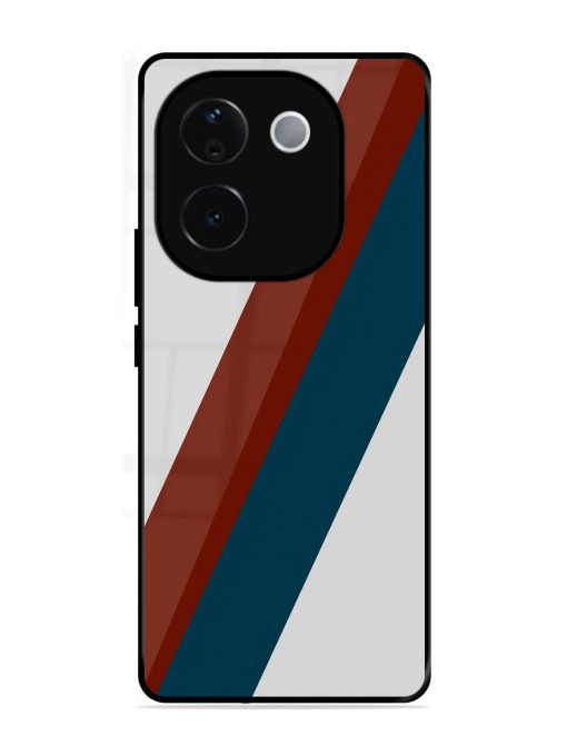 Slanted Stripes Glossy Soft Edge Case for Vivo T3 Pro (5G)
