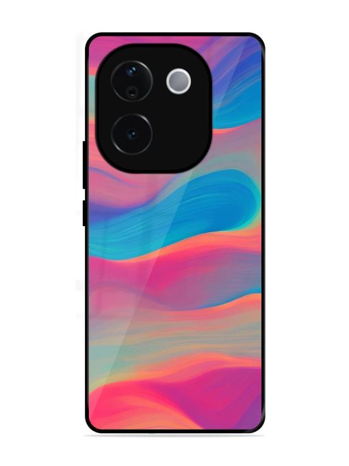 Wavy Wonder Glossy Soft Edge Case for Vivo T3 Pro (5G)