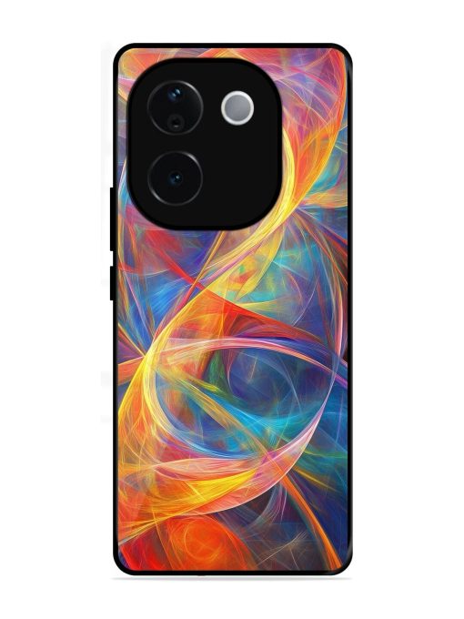 Cosmic Currents Glossy Soft Edge Case for Vivo T3 Pro (5G)