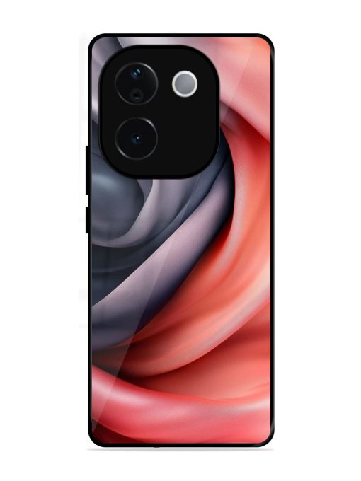 Swirling Silk Glossy Soft Edge Case for Vivo T3 Pro (5G)