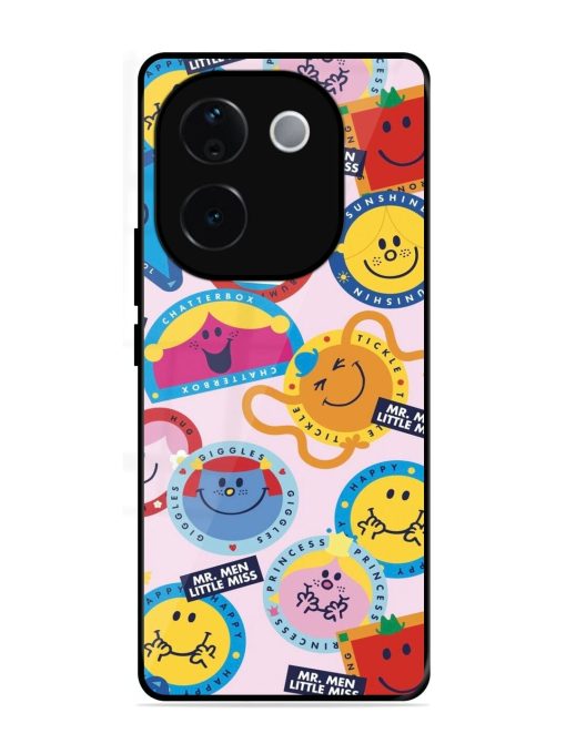 Whimsical Mr. Men & Little Miss Glossy Soft Edge Case for Vivo T3 Pro (5G)