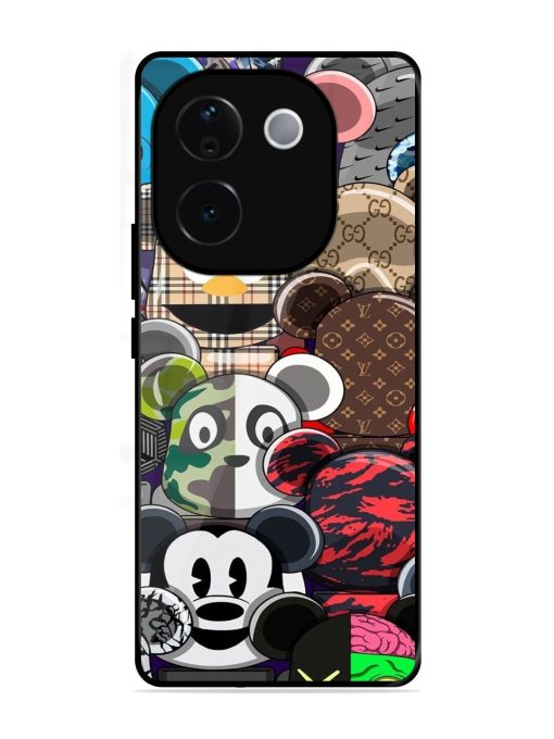 Streetwear Bearbrick Extravaganza Glossy Soft Edge Case for Vivo T3 Pro (5G)