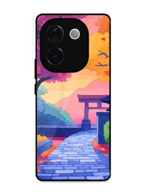 Autumnal Serenity Glossy Soft Edge Case for Vivo T3 Pro (5G)