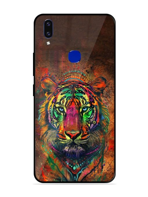 Cosmic Tiger Glossy Soft Edge Case for Vivo V9