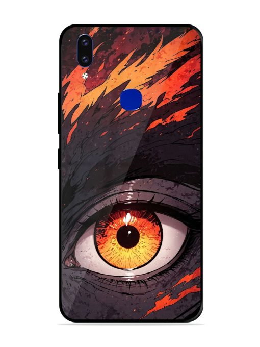 Inferno Gaze Glossy Soft Edge Case for Vivo V9