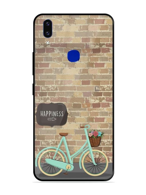 Pedaling Towards Happiness Glossy Soft Edge Case for Vivo V9