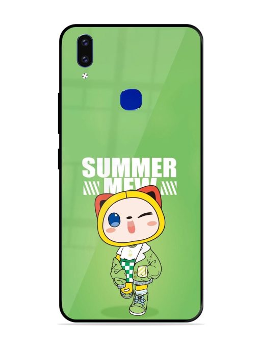 Purrfect Summer Glossy Soft Edge Case for Vivo V9