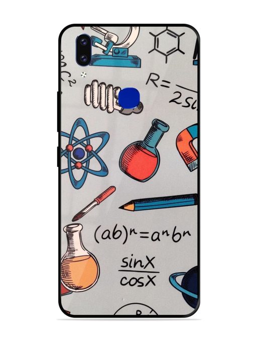 Science Doodle Glossy Soft Edge Case for Vivo V9