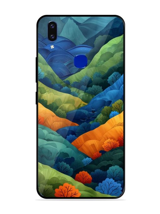 Serene Summits Glossy Soft Edge Case for Vivo V9