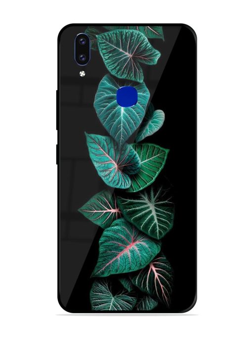 Emerald Elegance Glossy Soft Edge Case for Vivo V9