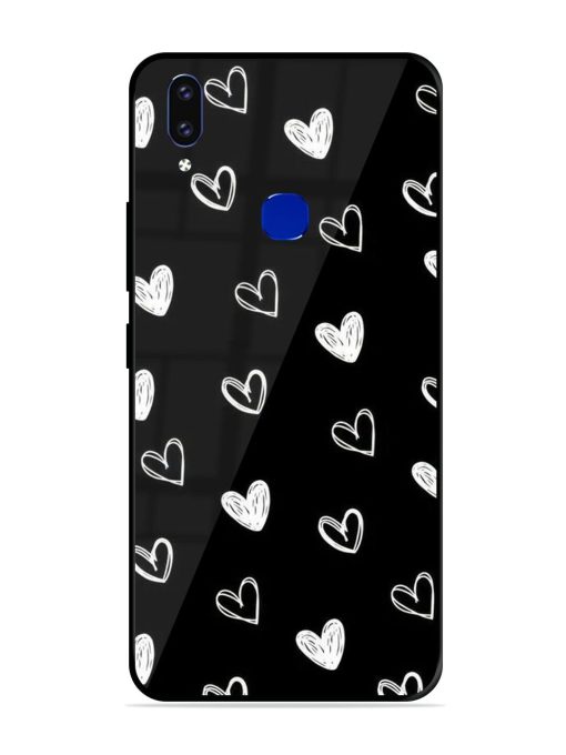 Scattered Hearts Glossy Soft Edge Case for Vivo V9