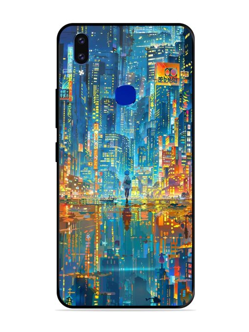 Neon Metropolis Glossy Soft Edge Case for Vivo V9