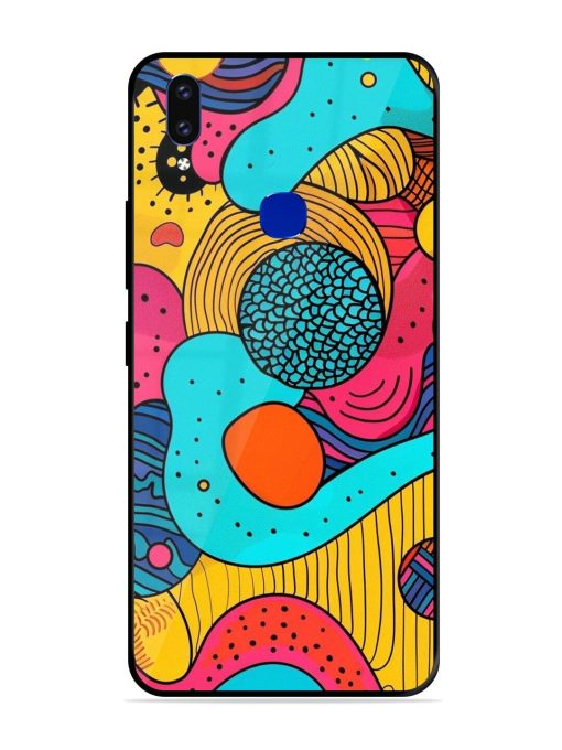 Psychedelic Patterns Glossy Soft Edge Case for Vivo V9