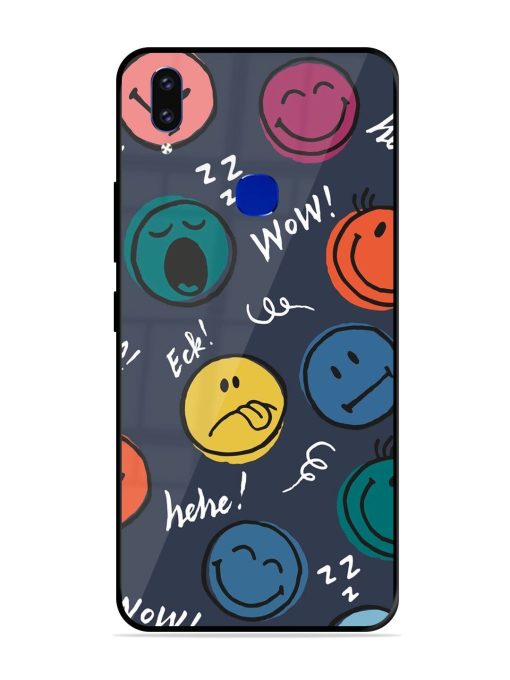 Emoticon Parade Glossy Soft Edge Case for Vivo V9