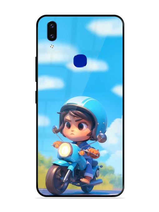 Little Rider Glossy Soft Edge Case for Vivo V9