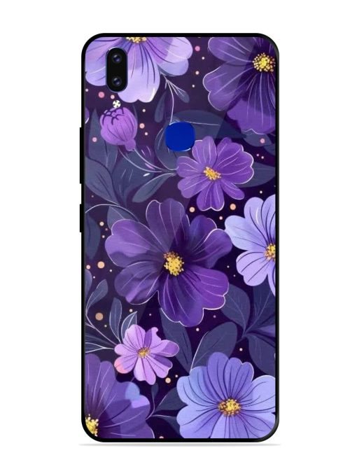 Purple Paradise Glossy Soft Edge Case for Vivo V9