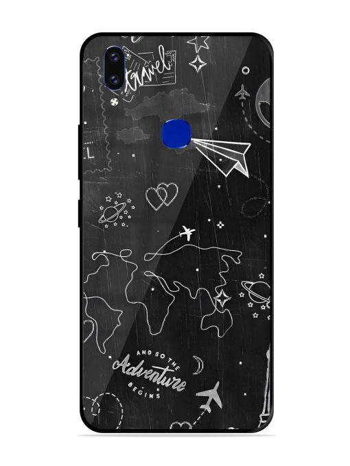 Wanderlust Sketchbook Glossy Soft Edge Case for Vivo V9