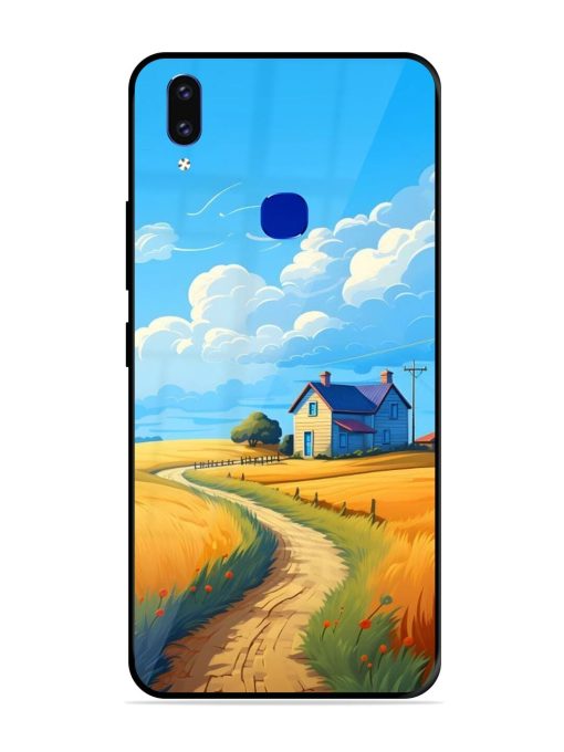 Countryside Cottage Glossy Soft Edge Case for Vivo V9