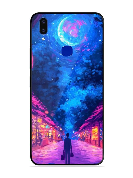 Neon Nightscape Glossy Soft Edge Case for Vivo V9