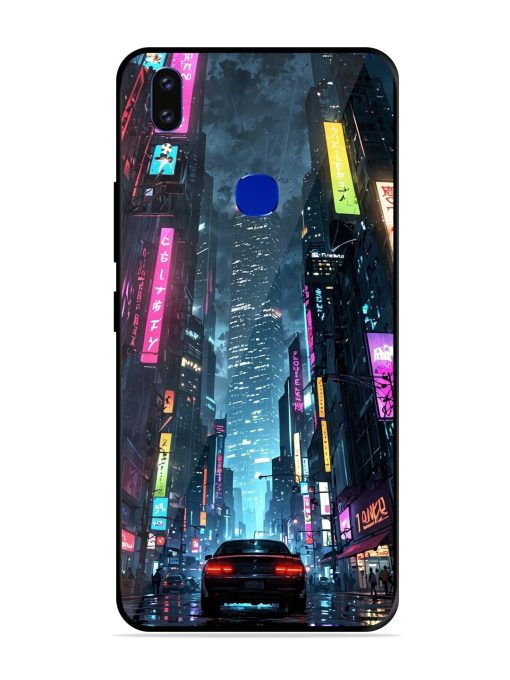 Neon Nightscape Glossy Soft Edge Case for Vivo V9