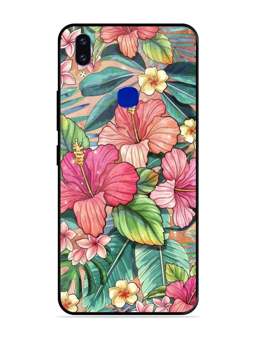 Tropical Tapestry Glossy Soft Edge Case for Vivo V9