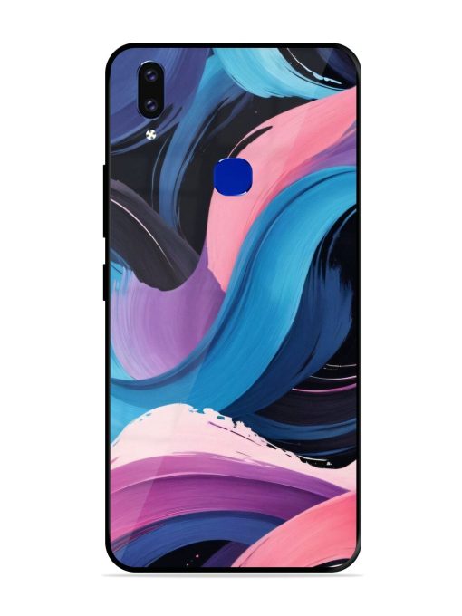 Whimsical Waves Glossy Soft Edge Case for Vivo V9