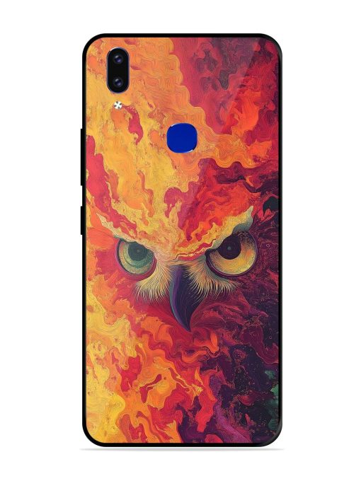 Fiery Owl Glossy Soft Edge Case for Vivo V9