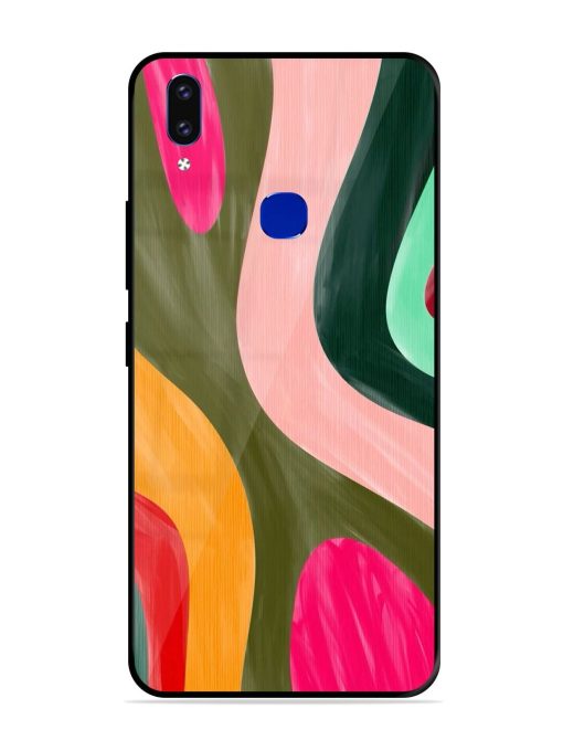 Wavy Wonderland Glossy Soft Edge Case for Vivo V9