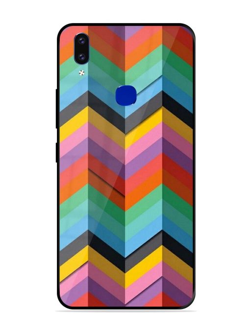 Colorful Zigzag Glossy Soft Edge Case for Vivo V9