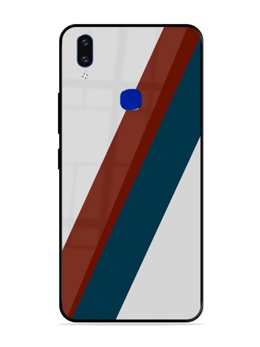 Slanted Stripes Glossy Soft Edge Case for Vivo V9