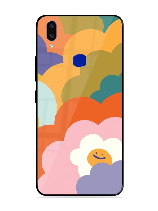 Happy Flower Power Glossy Soft Edge Case for Vivo V9