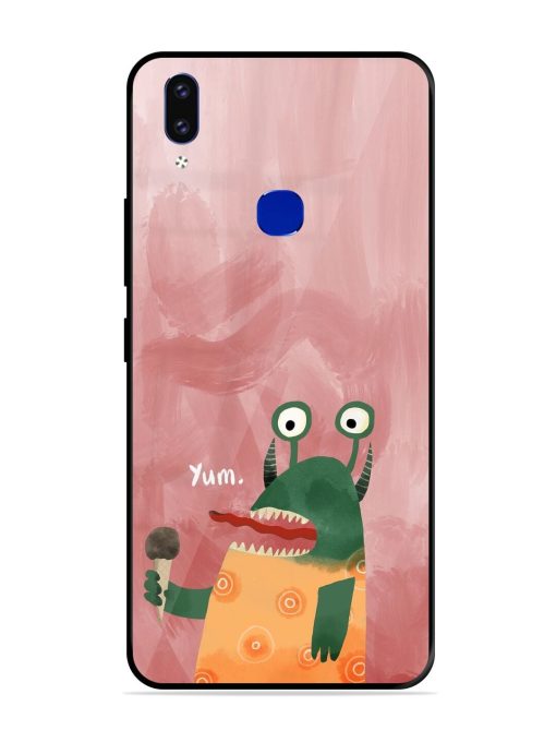 Hungry Monster Glossy Soft Edge Case for Vivo V9