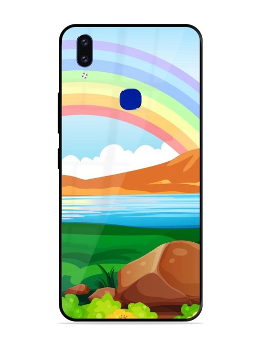 Rainbow Over The Lake Glossy Soft Edge Case for Vivo V9