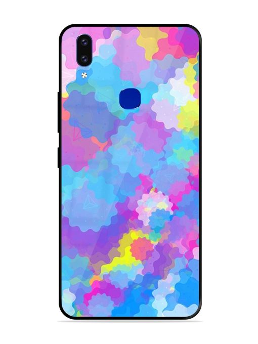 Psychedelic Cloud Burst Glossy Soft Edge Case for Vivo V9