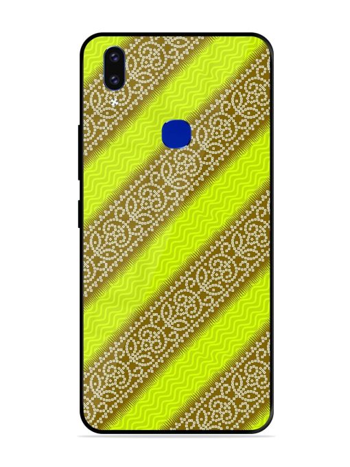 Golden Bandana Bliss Glossy Soft Edge Case for Vivo V9