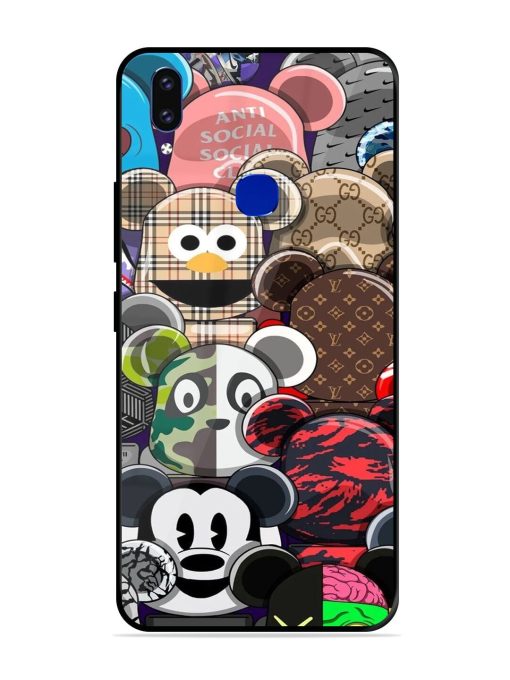 Streetwear Bearbrick Extravaganza Glossy Soft Edge Case for Vivo V9