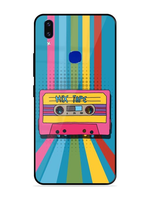 Retro Cassette Tapes Glossy Soft Edge Case for Vivo V9