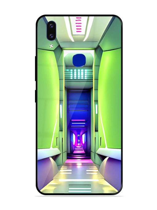 Neon Corridor Glossy Soft Edge Case for Vivo V9