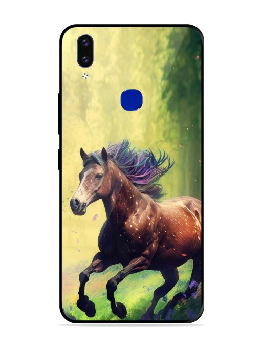 Enchanted Gallop Glossy Soft Edge Case for Vivo V9 Pro