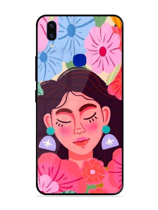 Blooming Serenity Glossy Soft Edge Case for Vivo V9 Pro